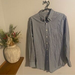 Mens Peter Millar Nanoluxe Long Sleeve Dress Button Down Shirt SzM